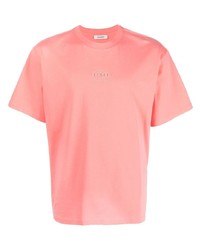 T-shirt girocollo rosa di Sandro
