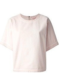 T-shirt girocollo rosa di See by Chloe