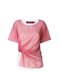 T-shirt girocollo rosa di Sies Marjan