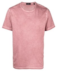 T-shirt girocollo rosa di Theory