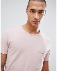 T-shirt girocollo rosa di Tom Tailor