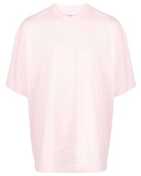 T-shirt girocollo rosa di Vetements