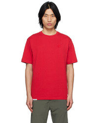 T-shirt girocollo rossa di AAPE BY A BATHING APE