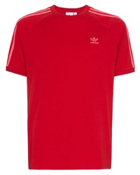 T-shirt girocollo rossa di adidas