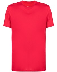 T-shirt girocollo rossa di Armani Exchange