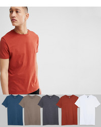 T-shirt girocollo rossa di ASOS DESIGN