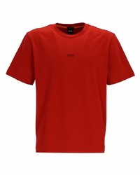 T-shirt girocollo rossa di BOSS HUGO BOSS