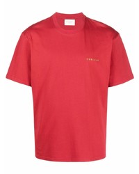 T-shirt girocollo rossa di Buscemi