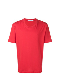 T-shirt girocollo rossa di Calvin Klein Jeans