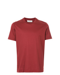 T-shirt girocollo rossa di Cerruti 1881