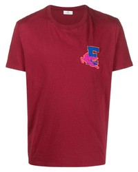 T-shirt girocollo rossa di Etro