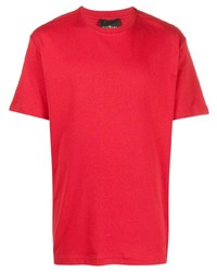 T-shirt girocollo rossa di John Richmond