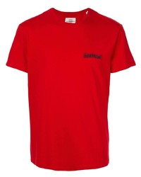 T-shirt girocollo rossa di Kent & Curwen