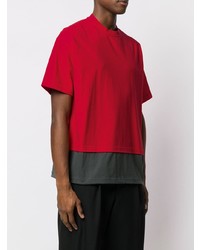 T-shirt girocollo rossa di Marni