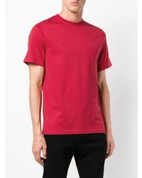 T-shirt girocollo rossa di Golden Goose Deluxe Brand