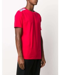 T-shirt girocollo rossa di Moschino