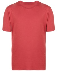 T-shirt girocollo rossa di Maison Margiela