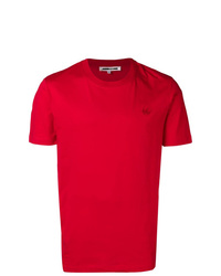 T-shirt girocollo rossa di McQ Alexander McQueen