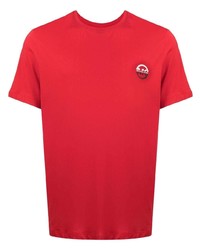 T-shirt girocollo rossa di Michael Kors