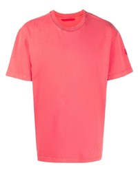 T-shirt girocollo rossa di Moncler