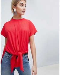 T-shirt girocollo rossa di New Look