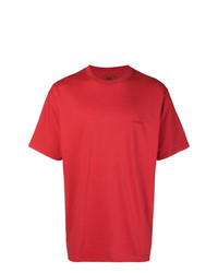 T-shirt girocollo rossa di Pressure