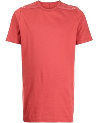 T-shirt girocollo rossa di Rick Owens