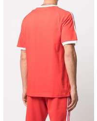 T-shirt girocollo rossa di adidas