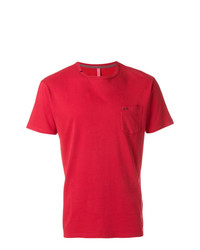 T-shirt girocollo rossa di Sun 68