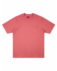 T-shirt girocollo rossa di Supreme