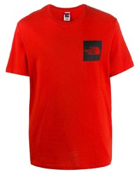 T-shirt girocollo rossa di The North Face