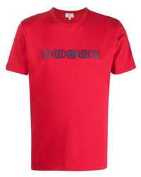 T-shirt girocollo rossa di Woolrich