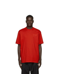 T-shirt girocollo rossa di Y-3