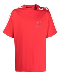 T-shirt girocollo rossa di Y/Project