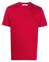 T-shirt girocollo rossa di Zadig & Voltaire