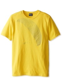 T-shirt girocollo senape