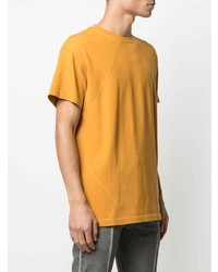 T-shirt girocollo senape di A-Cold-Wall*