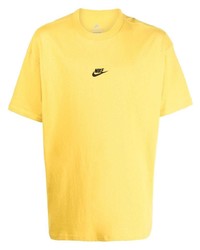 T-shirt girocollo senape di Nike