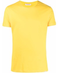 T-shirt girocollo senape di Orlebar Brown