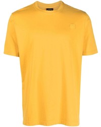 T-shirt girocollo senape di Paul & Shark