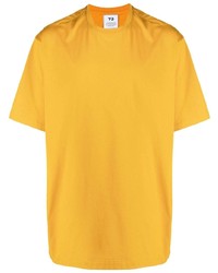T-shirt girocollo senape di Y-3
