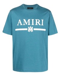 T-shirt girocollo stampata acqua di Amiri