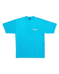 T-shirt girocollo stampata acqua di Balenciaga