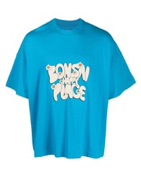 T-shirt girocollo stampata acqua di Bonsai