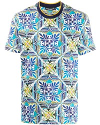 T-shirt girocollo stampata acqua di Dolce & Gabbana