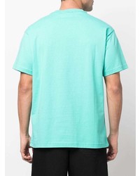 T-shirt girocollo stampata acqua di VERSACE JEANS COUTURE