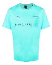 T-shirt girocollo stampata acqua di Hackett