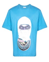 T-shirt girocollo stampata acqua di Ih Nom Uh Nit