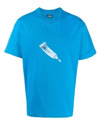 T-shirt girocollo stampata acqua di Jacquemus