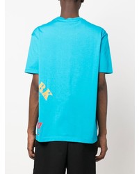 T-shirt girocollo stampata acqua di Paul & Shark